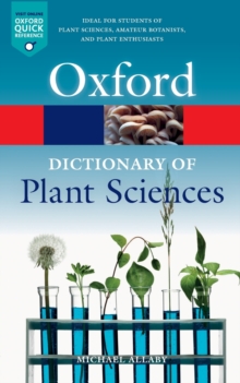 Image for A dictionary of plant sciences