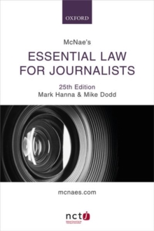 McNae's Essential Law for Journalists