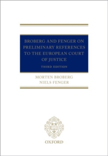 Image for Broberg and Fenger on Preliminary References to the European Court of Justice