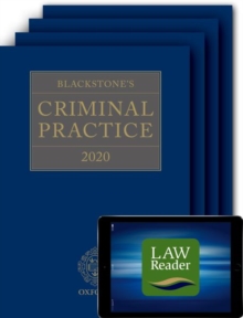 Image for Blackstone's criminal practice 2020 (with supplements)