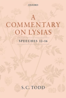Image for A commentary on Lysias, speeches 12-16