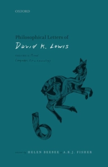 Image for Philosophical letters of David K. LewisVolume 2,: Mind, language, epistemology