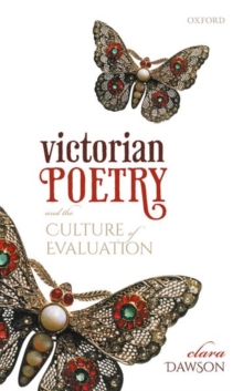 Image for Victorian Poetry and the Culture of Evaluation