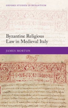 Image for Byzantine religious law in medieval Italy
