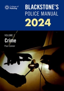 Image for Blackstone's Police Manual Volume 1: Crime 2024