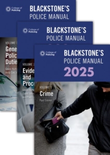Image for Blackstone's Police Manuals 2025 Three Volume Set