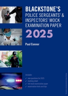 Image for Blackstone's Police Sergeants' and Inspectors' Mock Exam 2025