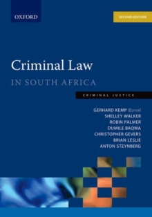 Image for Criminal Law in South Africa: Criminal Law in South Africa