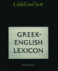 Image for Abridged Greek Lexicon