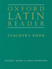 Image for Oxford Latin course  : teacher's book for reader
