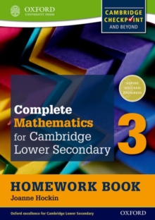 Image for Complete Mathematics for Cambridge Lower Secondary Homework Book 3 (First Edition) - Pack of 15