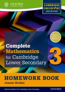 Complete Mathematics for Cambridge Lower Secondary Homework Book 3 (First Edition) – Pack of 15