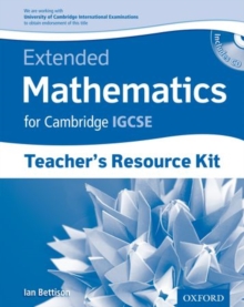 Image for Extended Mathematics for Cambridge IGCSE: Teacher's resource kit