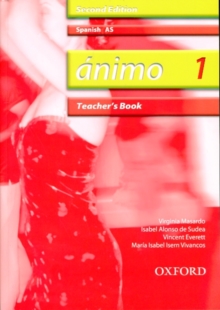 Image for Animo: 1: AS Teacher's Book