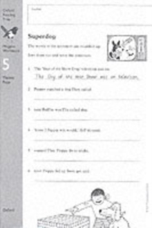 Image for Oxford Reading Tree: Level 9: Workbooks: Workbook 2: Superdog and The Litter Queen (Pack of 6)