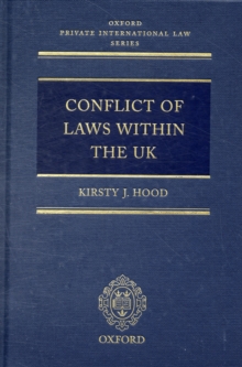 Image for Conflict of Laws Within the UK