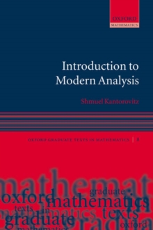 Introduction to Modern Analysis