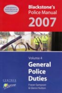 Image for General police duties, 2007