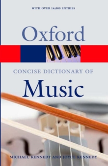 Image for The concise Oxford dictionary of music