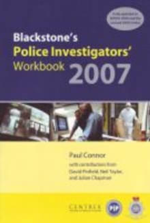 Image for Blackstone's Police Investigators' Workbook 2007