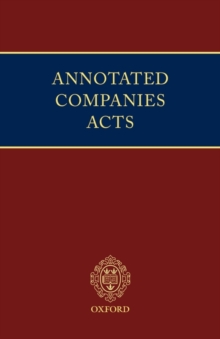 Image for Annotated Companies Acts