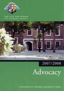 Image for Advocacy 2007/2008