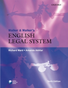 Image for Walker and Walker's English Legal System
