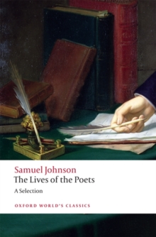 Image for The lives of the poets  : a selection
