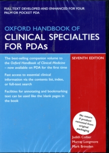 Image for Oxford Handbook of Clinical Specialties for PDAs
