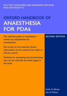 Image for Oxford handbook of anaesthesia for PDAs