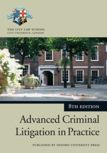 Image for Advanced Criminal Litigation in Practice
