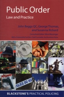 Image for Public Order: Law and Practice