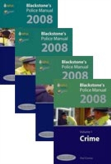 Image for Blackstone's police manual 2008