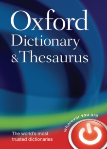 Image for Oxford dictionary and thesaurus