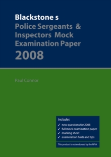 Image for Blackstone's police sergeants' & inspectors' mock examination paper 2008