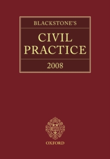 Image for Blackstone's Civil Practice 2008