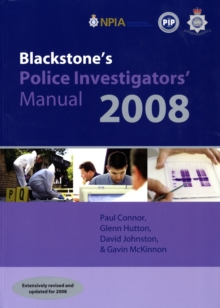 Image for Blackstone's police investigator's manual 2008