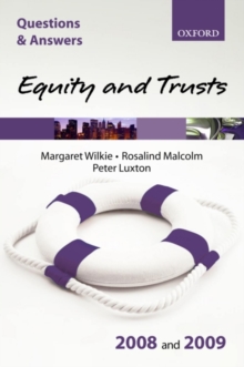 Image for Equity and Trusts 2008-2009