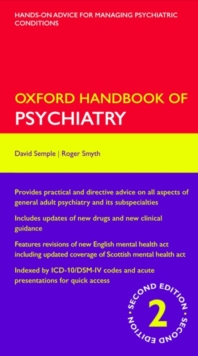 Image for Oxford handbook of psychiatry