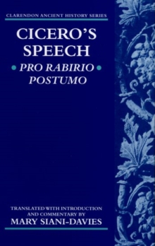 Image for Cicero: Pro Rabirio Postumo