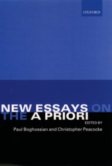 New Essays on the A Priori