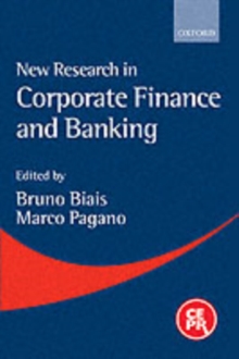 Image for New Research in Corporate Finance and Banking