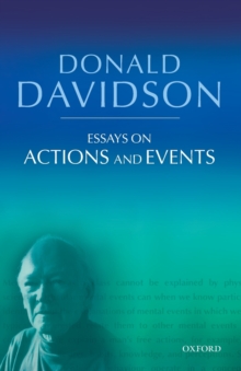 Image for Essays on Actions and Events