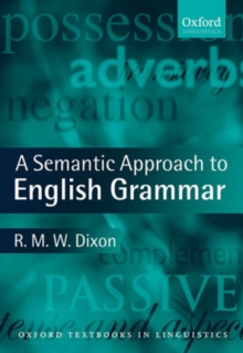 Image for A semantic approach to English grammar