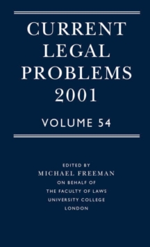 Image for Current Legal Problems