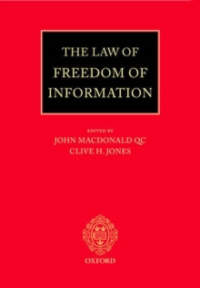 Image for The Law of Freedom of Information