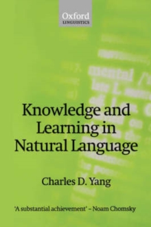 Knowledge and Learning in Natural Language