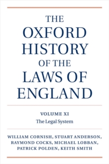 Image for The Oxford History of the Laws of England, Volumes XI, XII, and XIII