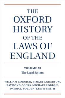Oxford History of the Laws of England, Volumes XI, XII, and XIII