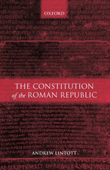 Image for The constitution of the Roman Republic